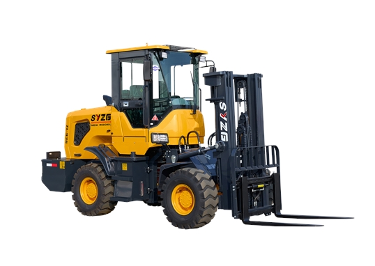 rough-terrain forklift